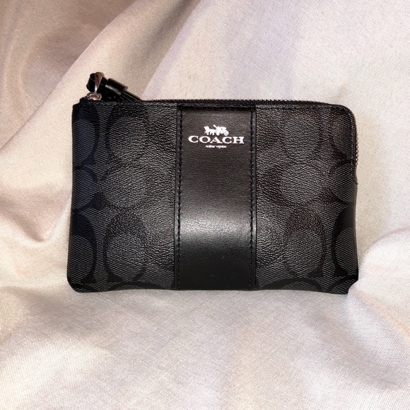 Coach Handbags - Coach Coated Canvas Signature Wristlet*
